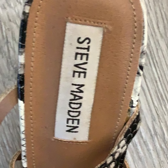 Steve Madden Snake Skin Stilleto Heels - Picture 8 of 10